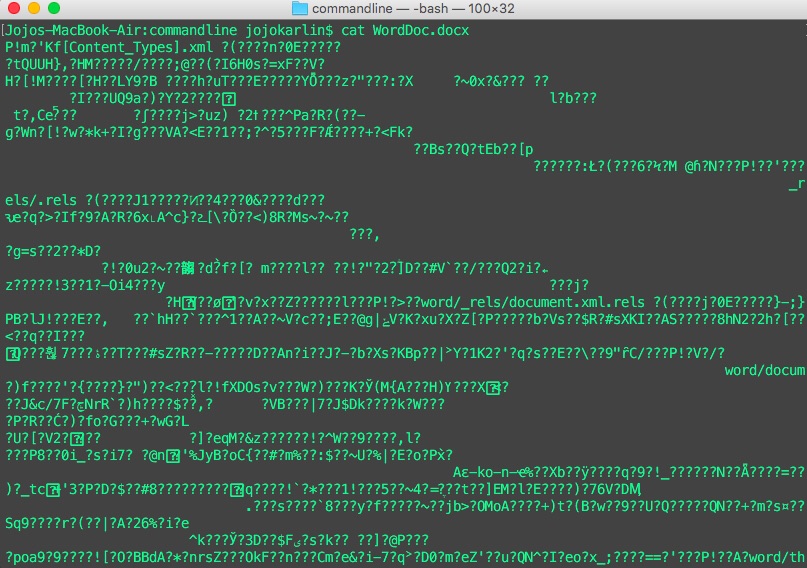 Introduction to the Command Line
